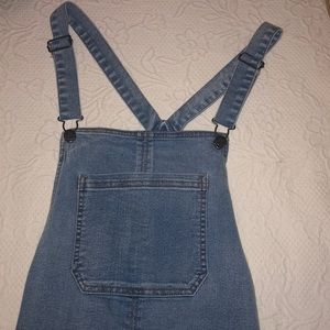 aborable jean overall dress!